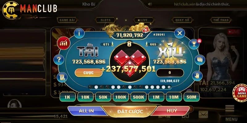 Ưu thế cạnh tranh của tài xỉu Manclub